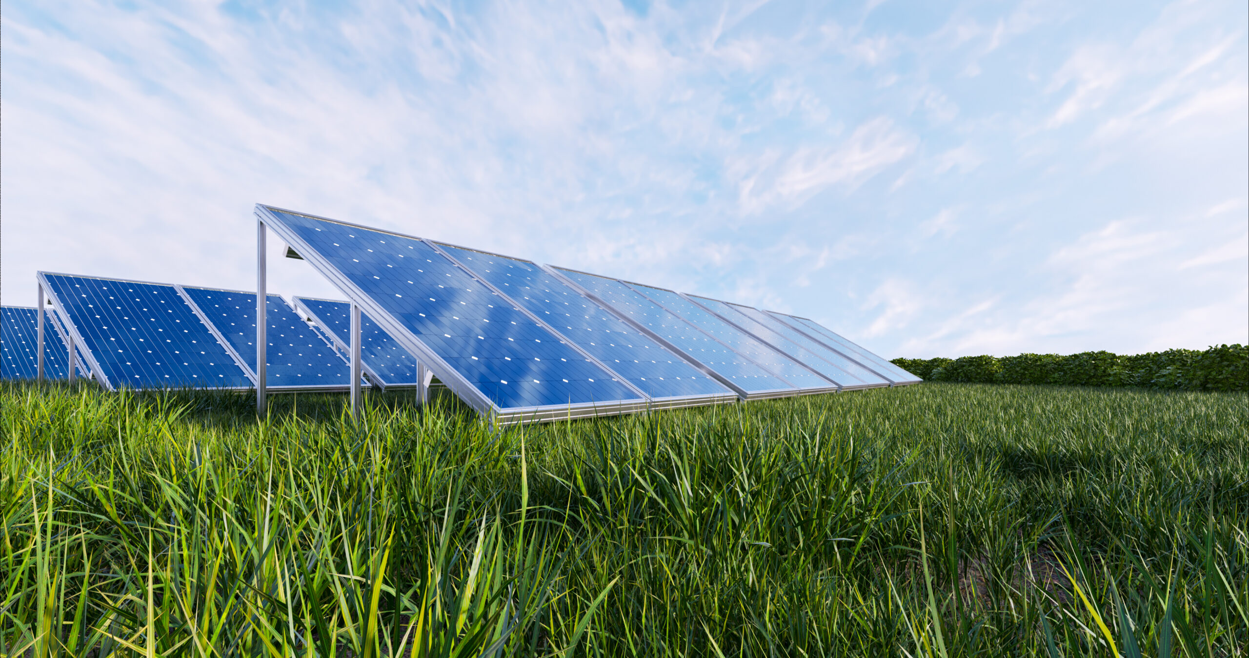 Solar power panel on sky background. Solar power panel on sky background,3D rendering